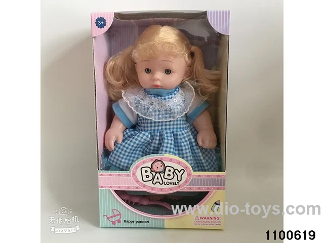 10 inch musical girl in window box