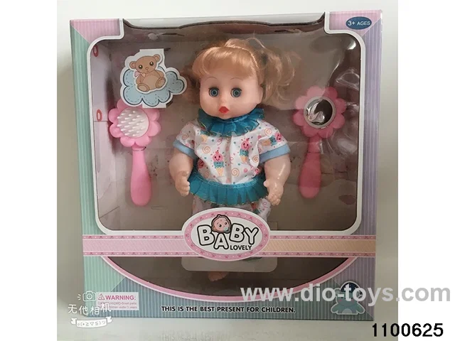 12 inch girl in window box