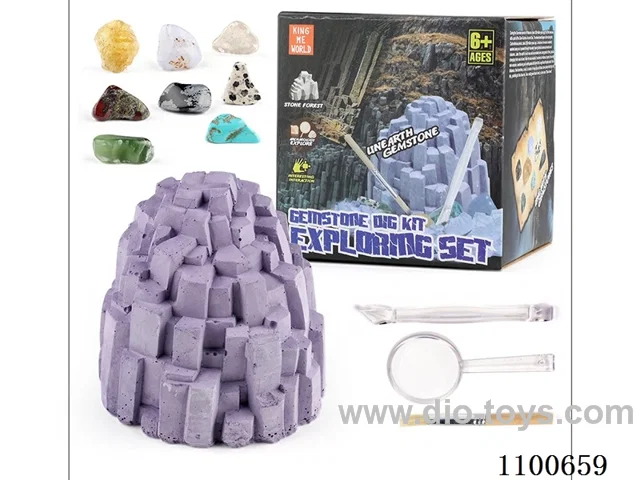 Archaeological gem toy