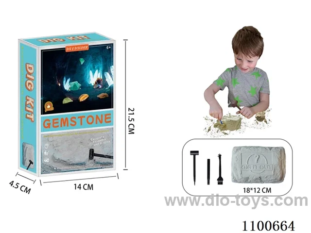 Archaeological gem toy