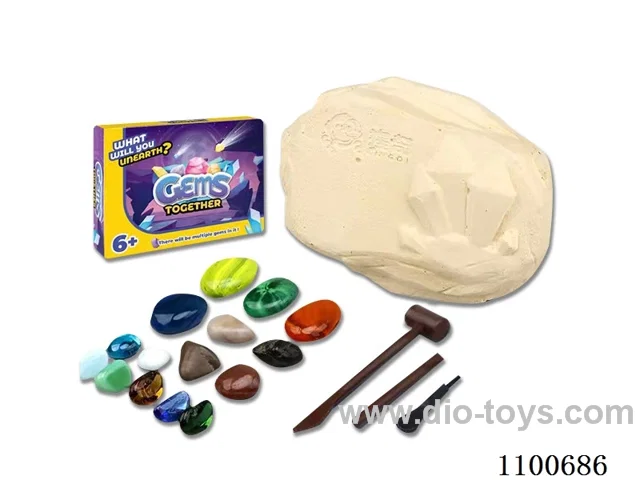 Archaeological gem toy