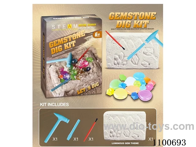Archaeological gem toy