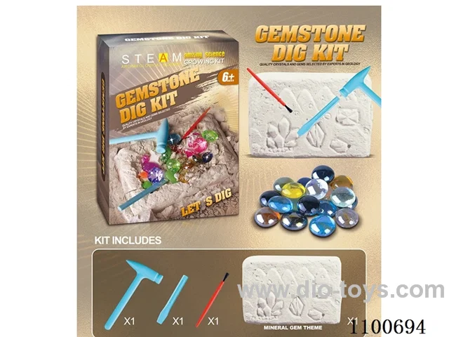 Archaeological gem toy