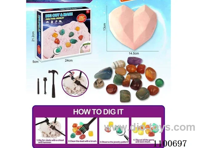 Archaeological gem toy