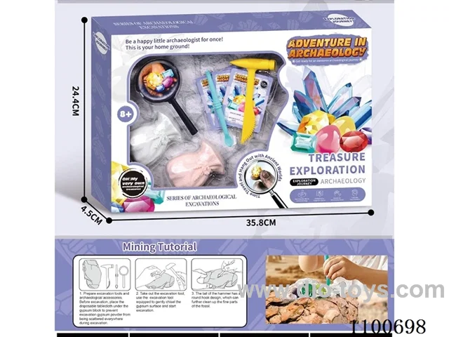 Archaeological gem toy