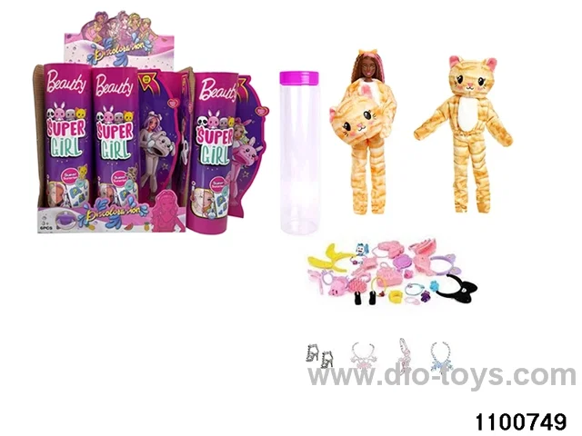 11.5 inch 12 jointed doll set in display box