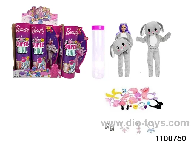 11.5 inch 12 jointed doll set in display box