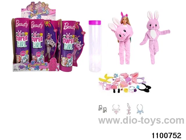 11.5 inch 12 jointed doll set in display box
