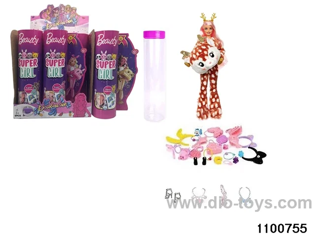 11.5 inch 12 jointed doll set in display box