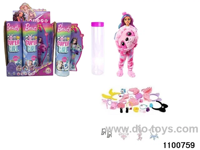 11.5 inch 12 jointed doll set in display box
