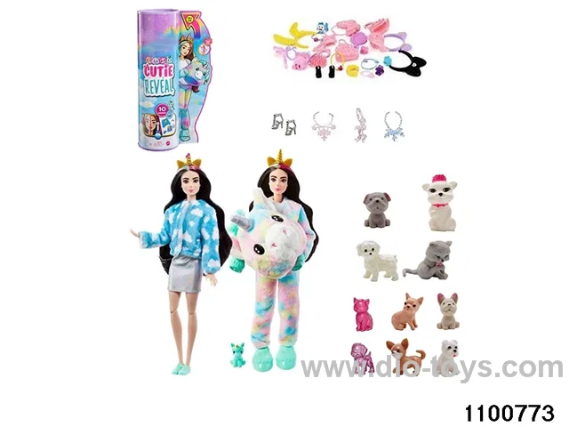 11.5 inch 12 jointed doll set in box