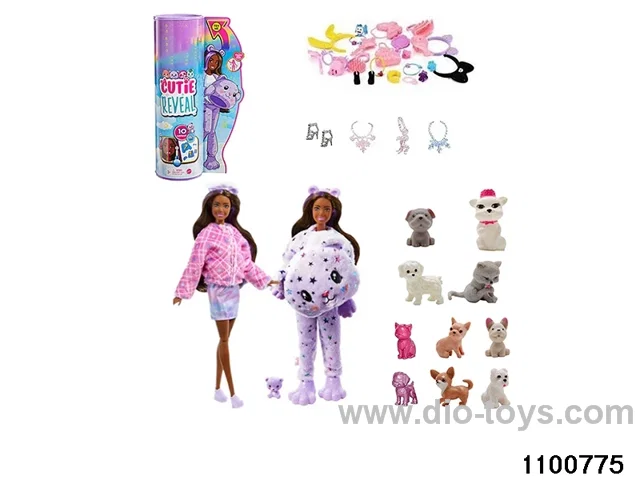 11.5 inch 12 jointed doll set in box