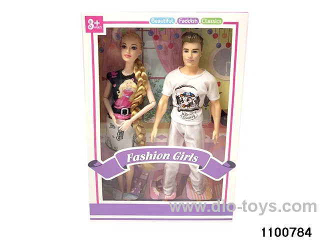11.5 inch doll set in window box