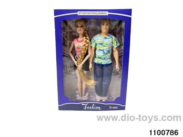 11.5 inch doll set in window box