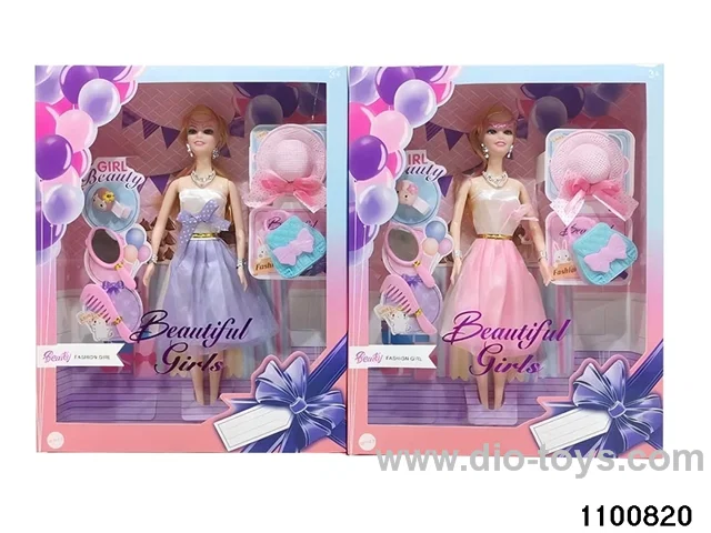 11.5 inch doll set in window box