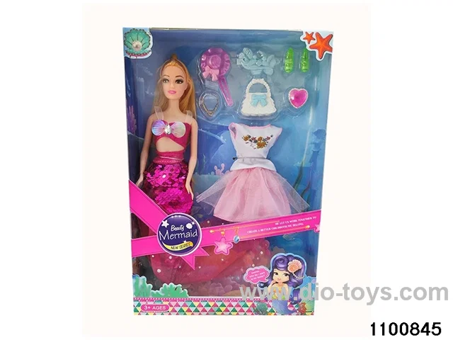 11.5 inch doll set in window box