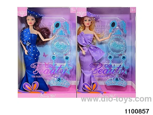 11.5 inch 9 jointed mermaid barbie in window box