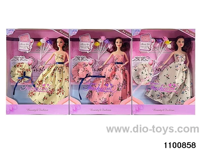 11.5 inch 9 jointed mermaid barbie in window box