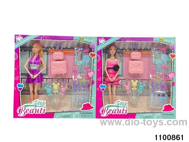 11.5 inch 9 jointed mermaid barbie in window box