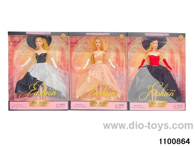 11.5 inch doll set in window box