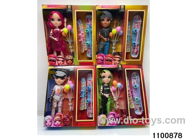 10 inch 12 jointed mermaid barbie in window box