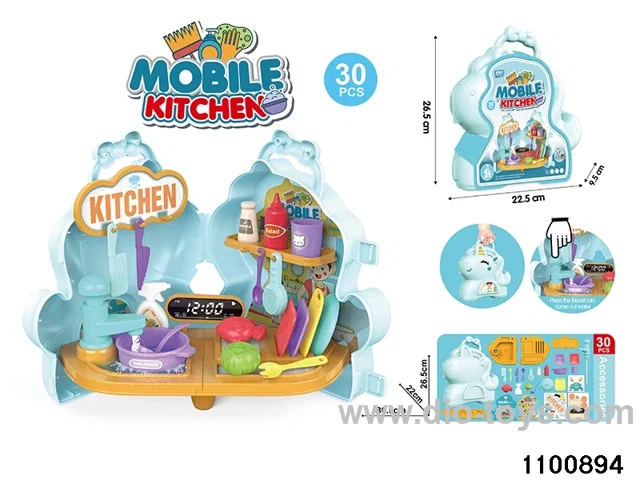 Dishwashing set in paper card