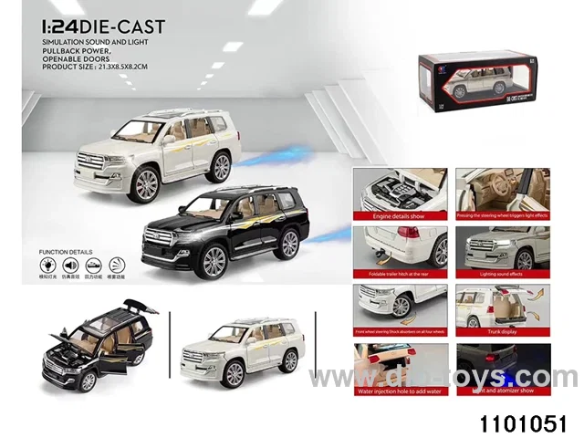 1:24 Pullback Toyota Kurusawa (with water spray bottle and 3*AAA batteries)