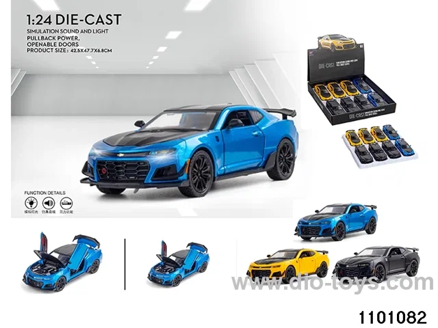 1:24 pull back car in display box