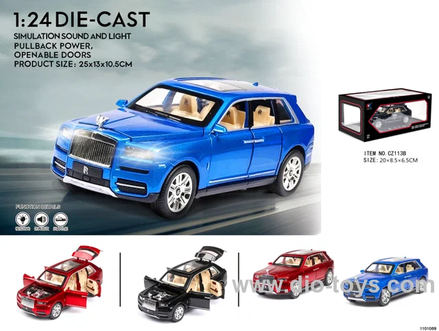 pull back car in window box