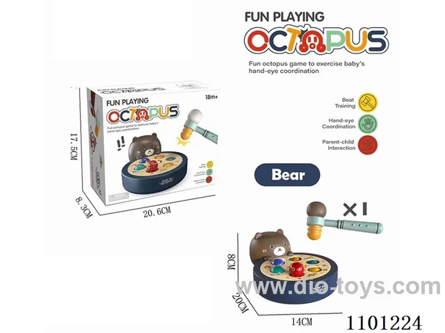 Bear fights octopus