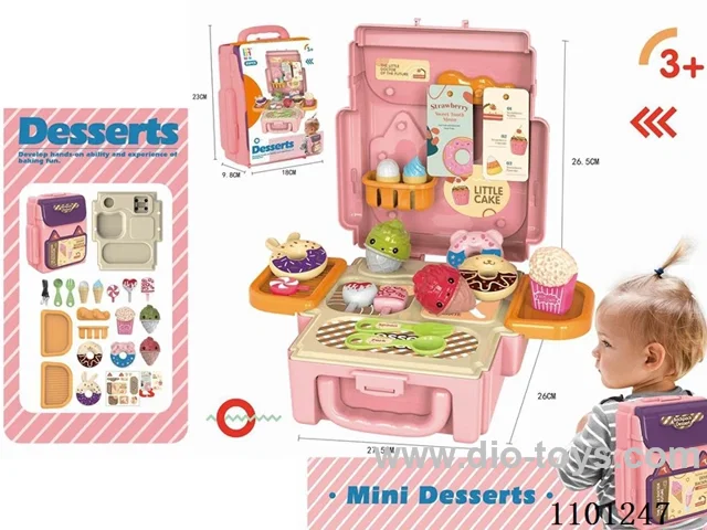 Small schoolbag pastry theme