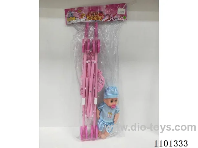 14 "striped pants pacifier music boy boy + big cart Barbie