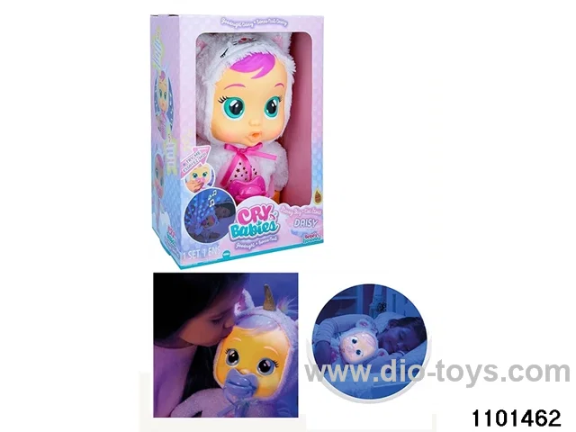 14 inch doll set with 4 voices music in window box