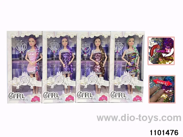11.5 inch 9 jointed doll set in window box