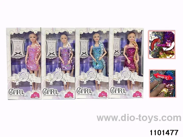 11.5 inch 9 jointed doll set in window box