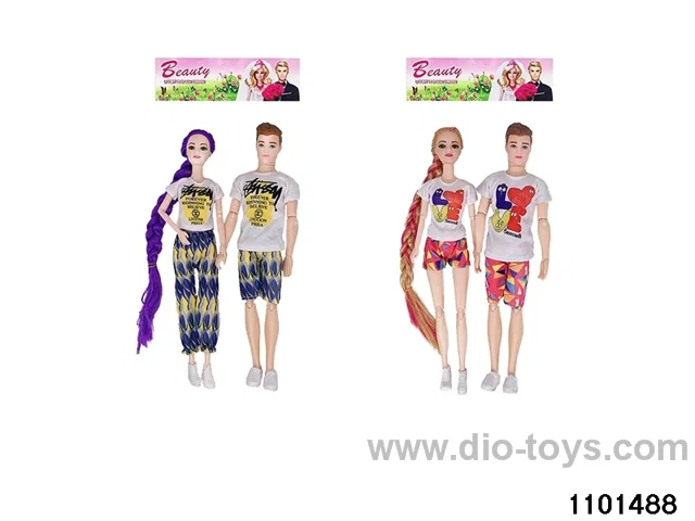 11.5 inch 11 jointed doll set in PP bag with header