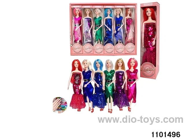 11.5 inch 9 jointed doll set in display box