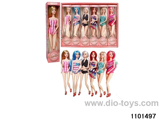 11.5 inch 12 jointed doll set in display box