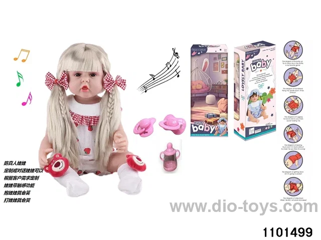 60cm doll set in window box