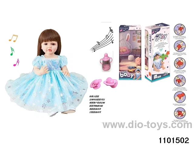60cm doll set in window box
