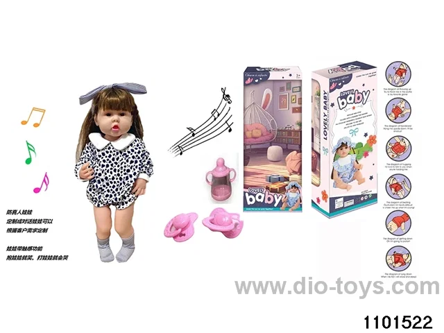 60cm doll set in window box