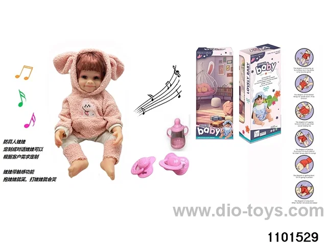 60cm doll set in window box