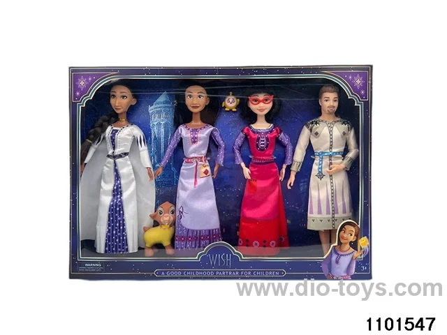 11.5 inch 9 jointed doll set in window box