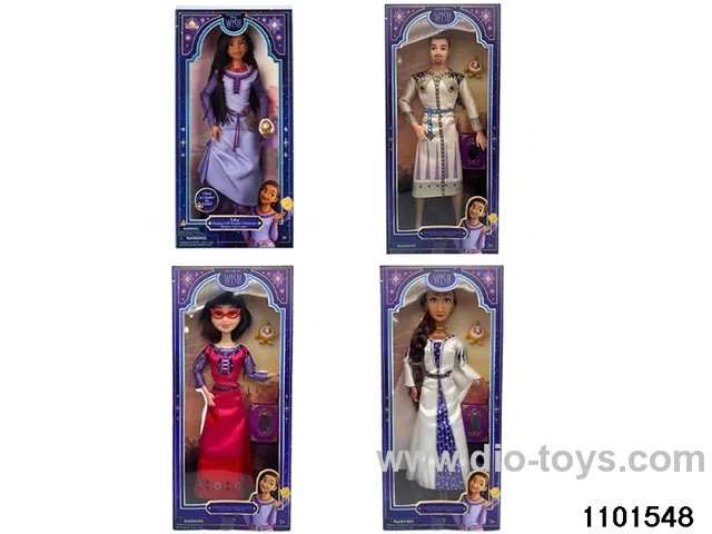 11.5 inch 9 jointed doll set in window box