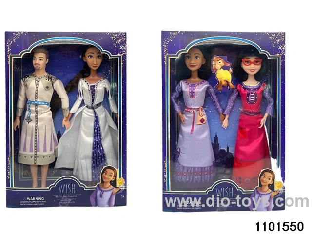 11.5 inch 9 jointed doll set in window box