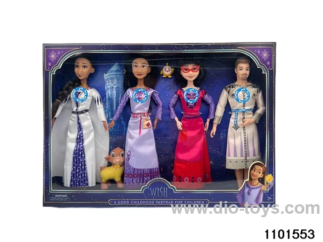 11.5 inch 9 jointed doll set in window box
