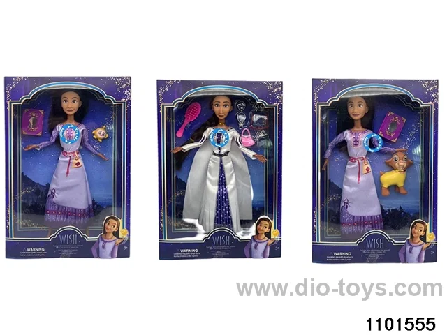 11.5 inch 9 jointed doll set in window box