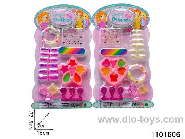 Cosmetic toy set in Blister card