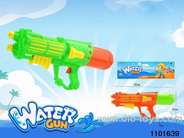 inflatable water pistol in poly bag header