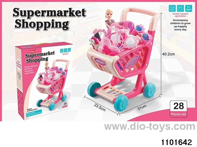 Shopping Cart with Jewellery(28pcs) in color box